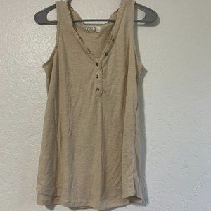 24/7 Button Front Tank Top